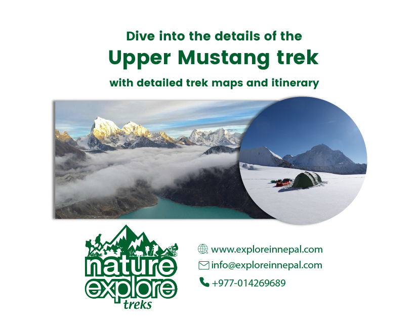 Dive into the details of the Upper Mustang trek with detailed trek maps and itinerary